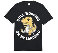 Still Working On My Landing Dinosaur Broken Bone Comfort Colors Adult Heavyweight T-Shirt