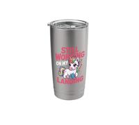 Still Working On My Landing Injury Broken Arm Cute Unicorn Stainless Steel Insulated Tumbler