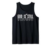 Still Writing Stop Trying to Steal The Pen Christian Quote Tank Top