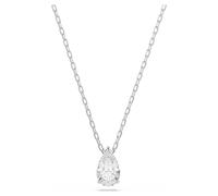 Stilla Attract necklace, White, Rhodium plated