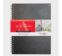 Stillman & Birn : Alpha Sketchbook : 9 x 12in Wirebound 150gsm : Natural White Vellum