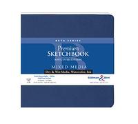 Stillman & Birn Beta Series Softcover Sketchbook, 7.5" x 7.5", 270 GSM (Extra Heavyweight), White Paper, Cold Press Surface