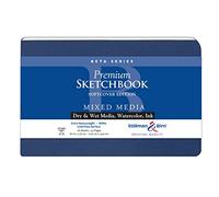 Stillman & Birn Beta Series Softcover Sketchbook, 8.5" x 5.5", 270 gsm (Extra Heavyweight), White Paper, Cold Press Surface