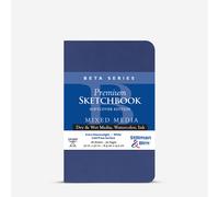 Stillman & Birn Beta Series Softcover Sketchbook, 3.5" x 5.5", 270 GSM (Extra Heavyweight), White Paper, Cold Press Surface