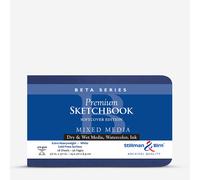 Stillman & Birn Beta Series Softcover Sketchbook, 5.5" x 3.5", 270 GSM (Extra Heavyweight), White Paper, Cold Press Surface