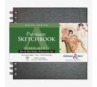 Stillman & Birn : Delta Sketchbook : 7 x 7in Wirebound 270gsm : Ivory : Cold Press : Not