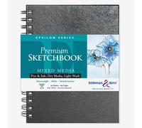 Stillman & Birn : Epsilon Sketchbook 6 x 8in Wirebound 150gsm - Natural White Smooth