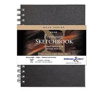 Stillman & Birn Wirebound Sketchbook Nova Series - 150 GSM Heavyweight, Medium-Grain - 6x8in Beige