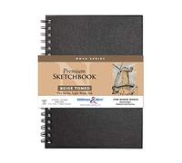 Stillman & Birn Nova Series Beige Wirebound Sketchbook, 7" x 10", 150 GSM (Heavyweight), Beige Paper, Medium Grain Surface