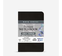 Stillman & Birn Nova Softcover Sketchbook, Grey, 3.5 x 5.5 Inches