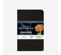 Stillman & Birn Nova Softcover Sketchbook, 5.5 x 8.5 Inches, Black