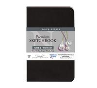 Stillman & Birn Nova Softcover Sketchbook, Grey, 5.5 x 8.5 Inches