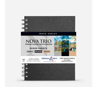 Stillman & Birn : Nova Trio : Wirebound Mixed Media Sketchbook : 150gsm : 6x8in (15.2x20.3cm)