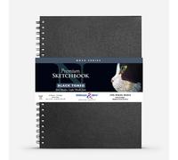 Stillman & Birn : Nova : Wirebound Mixed Media Sketchbook : 150gsm : 9x12in (22.9x30.5cm) : Black