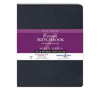 Stillman & Birn Zeta Series Softcover Sketchbook, 8" x 10", 270 GSM (Extra Heavyweight), White Paper, Smooth Surface