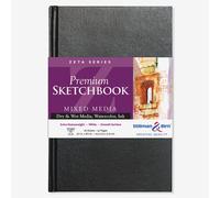 Stillman & Birn Zeta Hardbound Sketchbook Heavyweight 180Lb Natural White 25 Sheets 5.5X8.5