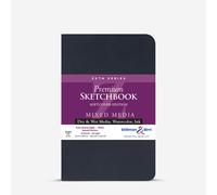 Stillman & Birn Zeta Series Softcover Sketchbook, 5.5" x 8.5", 270 GSM (Extra Heavyweight), White Paper, Smooth Surface