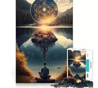 Stillness by The Lake 1000 Piece Jigsaw Puzzle for Adults Think Smart Toy Indoor Fun Smooth Cut Santa Wish Pick 50x75cm
