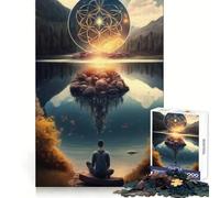 Stillness by The Lake 1000 Piece Jigsaw Puzzle for Adults Think Smart Toy Indoor Fun Smooth Cut Santa Wish Pick 50x75cm