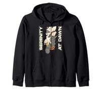 Stillness, Grace, New Beginning. Serenity at Dawn. Zip Hoodie