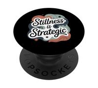 Stillness Is Strategic Mindful Meditation Power PopSockets Adhesive PopGrip