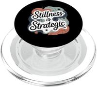 Stillness Is Strategic Mindful Meditation Power PopSockets PopGrip for MagSafe