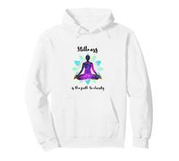 Stillness Is The Path To Clarity Gratitude Motivation Pullover Hoodie