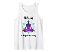 Stillness is The Path to Clarity Gratitude Motivation Tank Top