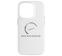 Stillness Moves - Minimal Zen Wave Design Case for iPhone 14 Pro