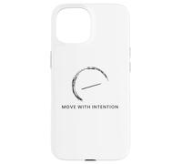 Stillness Moves - Minimal Zen Wave Design Case for iPhone 15