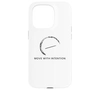Stillness Moves - Minimal Zen Wave Design Case for iPhone 15 Pro