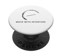 Stillness Moves - Minimal Zen Wave Design PopSockets Adhesive PopGrip