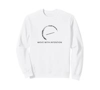 Stillness Moves - Minimal Zen Wave Design Sweatshirt