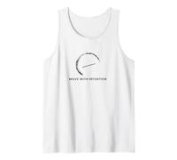 Stillness Moves - Minimal Zen Wave Design Tank Top