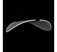 Stilnovo Diphy pendant light, surface-mounted canopy, 76 cm, 3000K