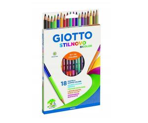 Stilnovo Double-Ended Crayons 18 Colors Giotto Top Quality