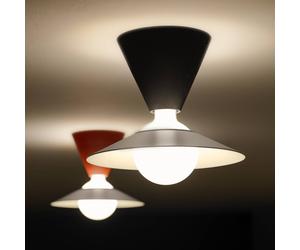 Stilnovo Fante LED ceiling light, 2,700 K, black