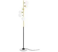 Stilnovo Galassia LED floor lamp, 6-bulb, gold