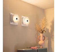 Stilnovo Goletta ceiling lamp, glossy white/white, 36 cm
