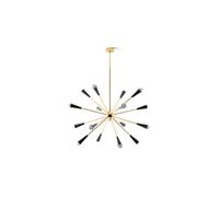 Stilnovo Sputnik LED pendant light, gold/black