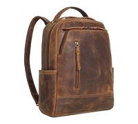 STILORD "Aiden" Vintage Leather Backpack Unisex Causal Rucksack for Men and Women Daypack for 13.3 inch Laptop Work Uni Office School Genuine Leather Colour:vinto - Brown