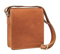 STILORD 'Akito' Leather Crossbody Bag for Men - Perfect for Work and Leisure - With 8.4-Inch Tablet Pocket - Premium Genuine Leather Messenger Bag Men, Colour:texas - brown