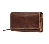 STILORD 'Alissa' Leather Purses for Women 26 Card Slots - Large Clutch Wallet & Long Purse with Coin Pocket Multi Card Slot Card Purse Genuine Leather RFID NFC Blocking, Colour:Salerno - Brown