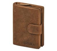 STILORD 'Aventus' Elegant Men's Leather Wallet with RFID Protection Against Data Theft - Many Card Slots - Coin Compartment with Zip - Men's Wallet Genuine Leather, Colour:Avani - Brown