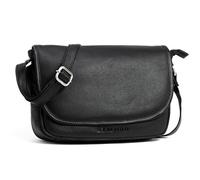 STILORD 'Avis' Womens Small Leather Handbag Mini Vintage Purse Crossover Bags for Women Ladies Shoulder Bag for Work Travel Festival, Colour:black
