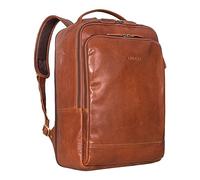 STILORD 'Beck' Leather Laptop Backpack Mens 16 Inches Daypack Vintage Leather Backpack Laptop Rucksack School Backpack Leather Boys, Colour:maraska - Brown
