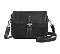 STILORD 'Belle' Black Crossbody Bag for Women Small Leather Handbag - Womens Cross body Bag Genuine Leather Ladies Shoulder Bags for going out Detachable Shoulder Strap