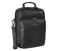 STILORD "Can" Mens Shoulder Bag Large Leather Vintage Handbag Messenger Bag for MacBook 13,3 Inch A4 Cross Body Bag Satchel in Genuine Leather Colour:Black