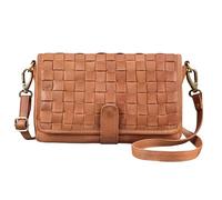 STILORD "Carmen Braided Leather Bag Women Brown Real Leather Handbag Medium Size Womens Crossbody Bag Elegant Clutch with Detachable Strap for Everday Work Evening Colour:rustico - brown
