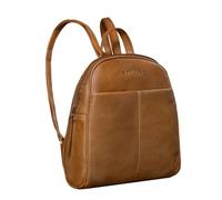 STILORD 'Charlotte' Elegant Vintage Ladies Backpack Leather Small Vintage Purse City Shopping Rucksack Daypack Genuine leather, Colour:taranto - brown
